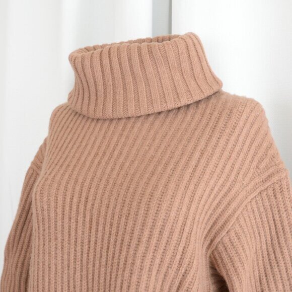Acne Studios Wool Oversized Knit Disa Camel Sweater Sz XS - Picture 6 of 7